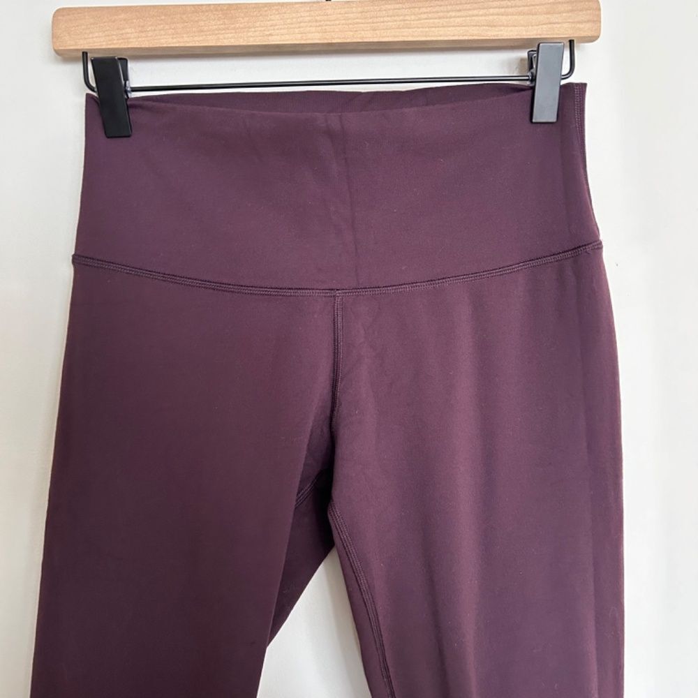 Lululemon Burgundy Leggings - Picture 2 of 9